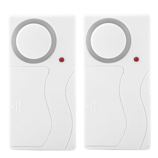 Sicurezza domestica Telecomando senza fili Sirena per porte e finestre Sensore magnetico Avviso allarme, 1 telecomando + 2 sensori magnetici, FYD-1366