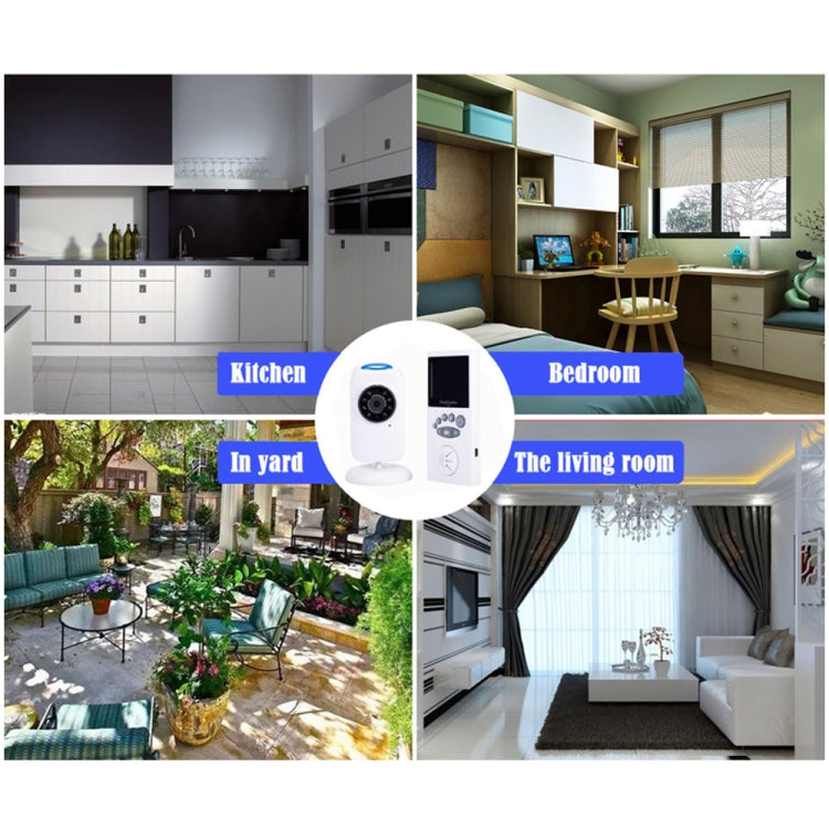 WLSES GB101 Baby monitor per telecamera di sorveglianza wireless da 2,4 pollici, spina americana, GB101