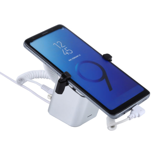 Supporto per allarme antifurto a colonna quadrata con guscio in alluminio Sistema di sicurezza Allarme antifurto / Supporto per display allarme antifurto per telefoni cellulari con porta Type-C / USB-C, Square-column Type-C