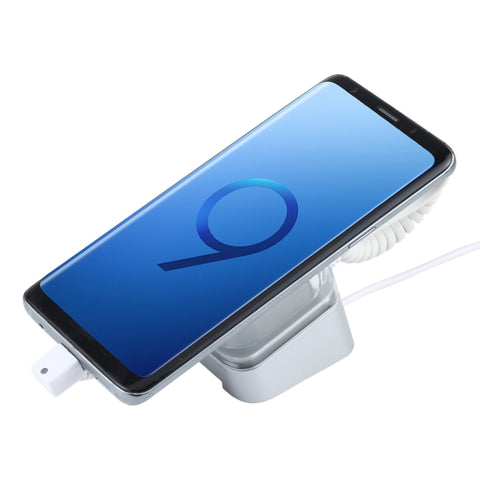 Espositore per allarme antifurto per telefono cellulare con telecomando per telefoni cellulari con porta Type-C / USB-C, Alarm Stand