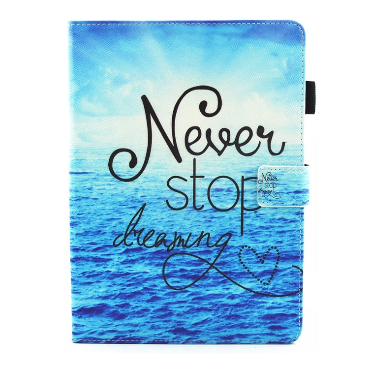 Per iPad mini 4 / mini 3 / mini 2 / mini Custodia protettiva in pelle con chiusura orizzontale con motivo universale con supporto e slot per schede e sospensione, For iPad mini 4 / mini 3 / mini 2 / mini