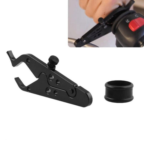MB-OT312-BK Set di clip fissi per maniglia ausiliaria in alluminio modificato per moto universale, MB-OT312-BK