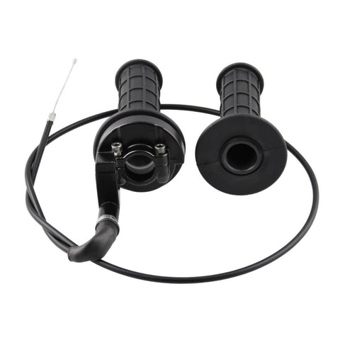 MB-MH028-BK Manopole pour moto Maniglia de 22 mm Morsetto acceleratore con cavo acceleratore for 110-250CC ATV Quad Pit Dirt Bike Motocross Racing, MB-MH028-BK