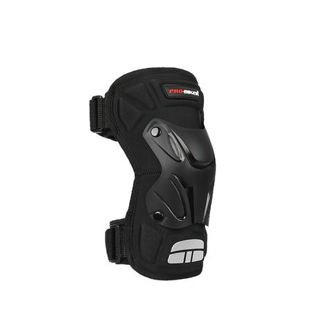 PRO-BIKER 2 en 1 Ginocchiera per sport all'aria aperta Escursionismo Sci Motocicletta Bicicletta Equitazione protettiva con striscia Riflettente, PRO-BIKER 2 in 1 Knee Pad