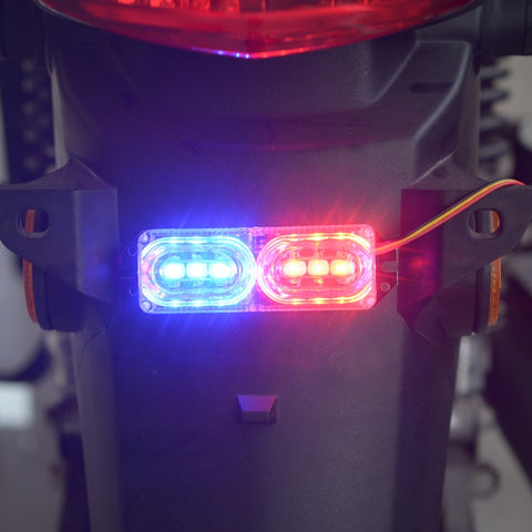 Fanale postérieure stroboscopique pour moto DC 9V-80V 2W, feu arrière stroboscopique