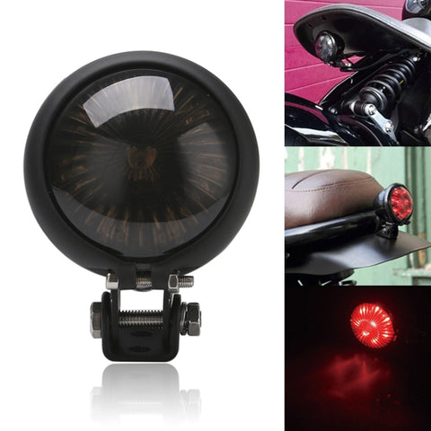 Luce freno fanale posteriore modificata per moto Speedpark 12V per Harley, Per Harley(Argento+Rosso), Per Harley(Nero), Per Harley(Nero Rosso), Per Harley(Argento+Nero)