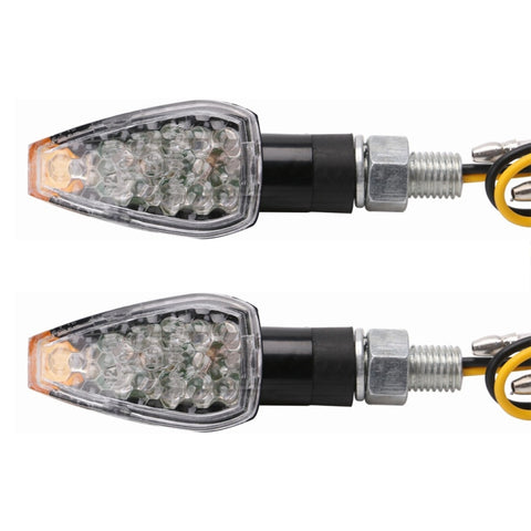 Speedpark Indicatore di direzione modificato per motocicletta Freccia triangolare Promemoria di svolta, HF036