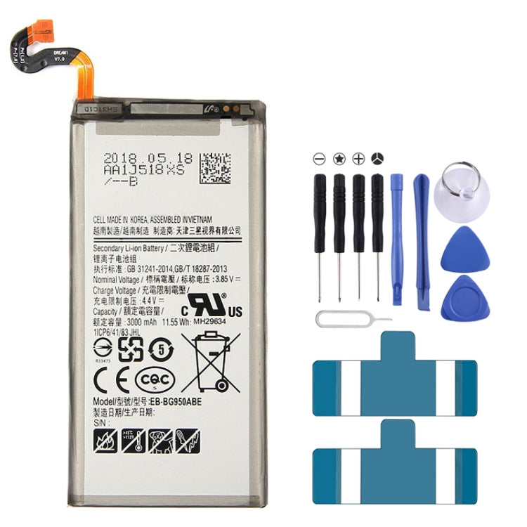 3000mAh Li-Polymer Battery for Samsung Galaxy S8 Models