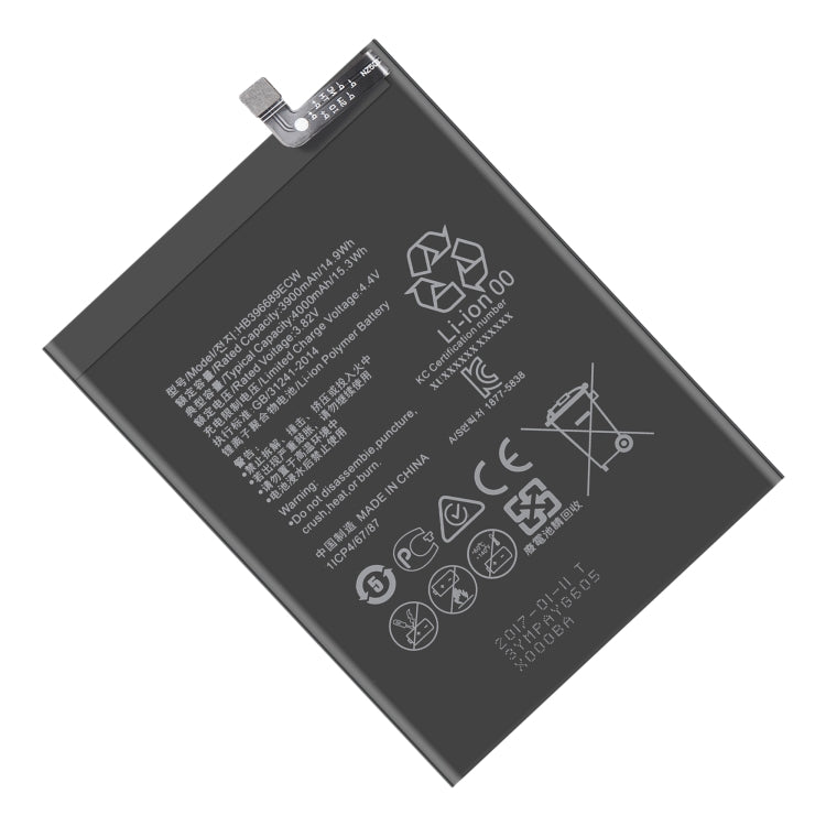 4000mAh Li-Polymer Battery Replacement for Huawei Y7 Prime