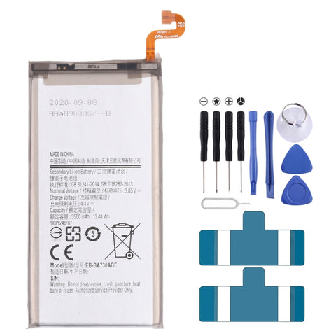 Batteria sostitutiva agli ioni di litio EB-BA730ABE da 3500 mAh per Samsung Galaxy A7 2018 A730 Edition, For Samsung Galaxy A7 2018 A730