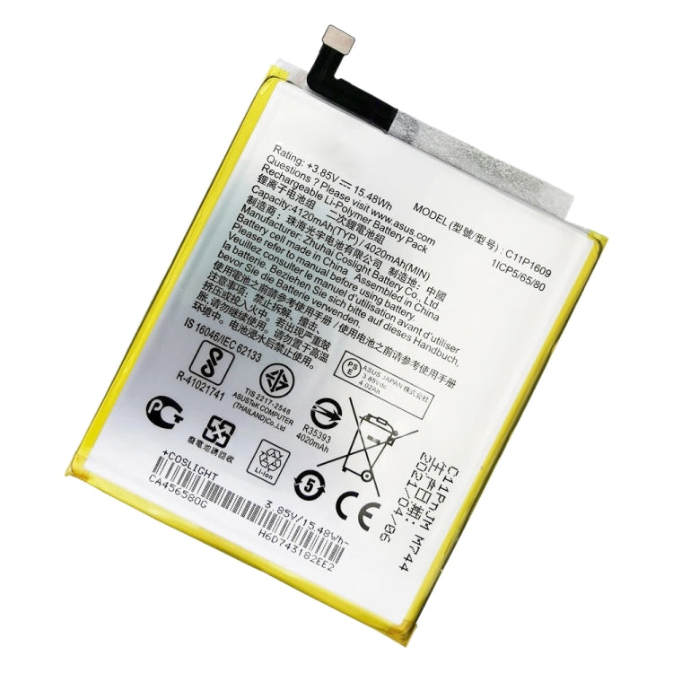 batteria-ai-polimeri-di-litio-c11p1609-da-4020-mah-per-asus-zenfone-3-max-zc553kl-for-asus-zenfone-3-max-zc553kl - immagine 2
