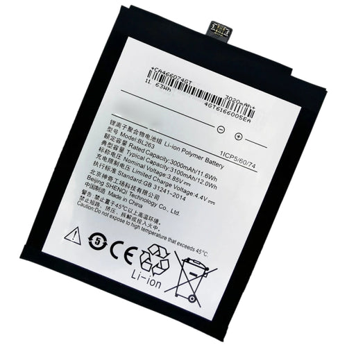 3100mAh BL263 Li-Polymer Battery for Lenovo ZUK Z2 Pro