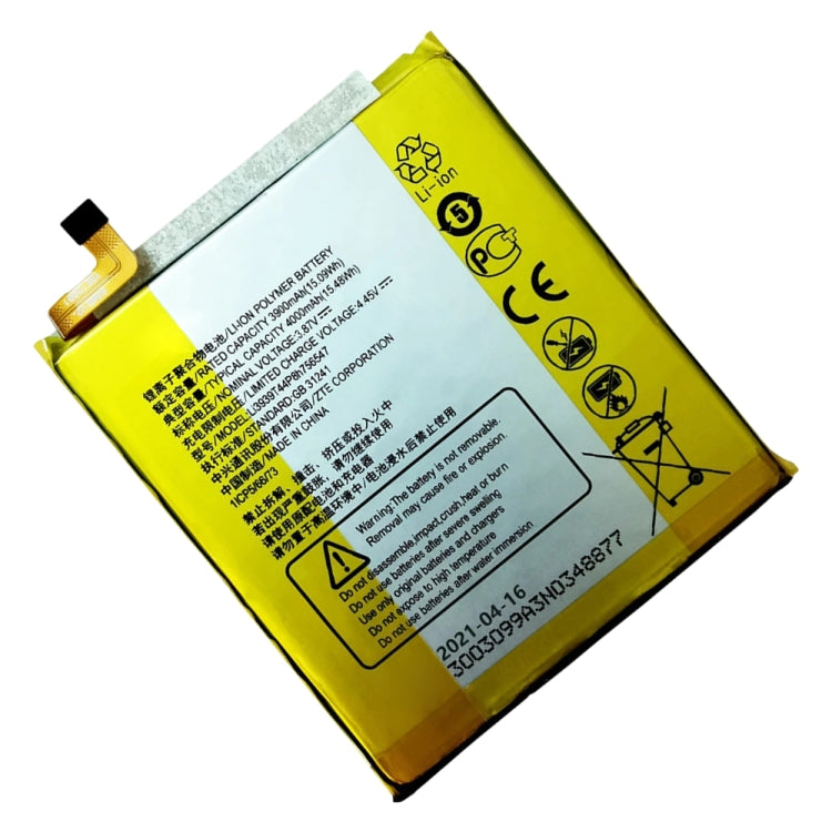 High-Capacity 3900mAh Battery for ZTE Axon 10 Pro 5G