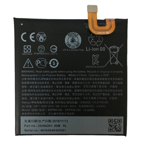 Batteria ai polimeri di ioni di litio B2PW4100 per Google Pixel/Nexus S1, Per Google Pixel