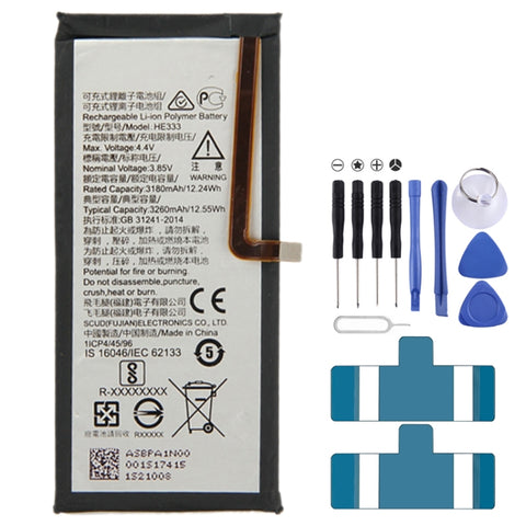 HE333 pour Nokia 8 Sirocco Batterie en polymère de lithium, pour Nokia 8 Sirocco