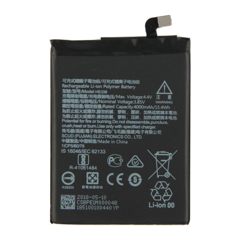 HE338 pour Nokia 2 TA-1029/DS Batterie en polymère de lithium, pour Nokia 2