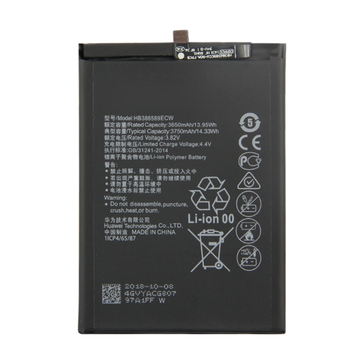 HB386589ECW Li-ion Polymer Battery for Huawei Honor 8X / P10 Plus / Mate20 Lite / Nova 3 / Honor Play / Nova 4, For Honor 8X