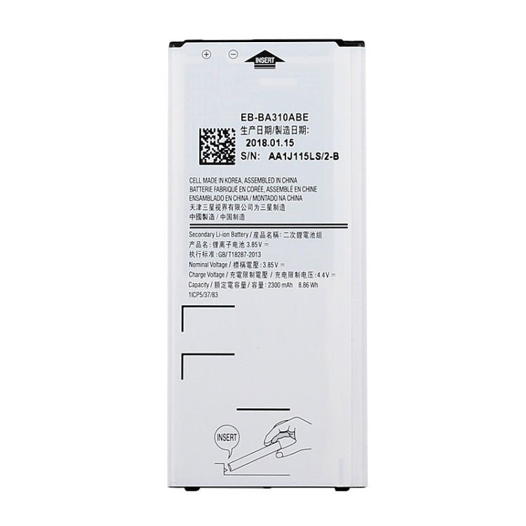 batteria-ricaricabile-agli-ioni-di-litio-da-2300-mah-eb-ba310abe-per-galaxy-a3-2016-a310f-a310f-ds-a310m-a310m-ds-a310y-for-a3-2016 - immagine 2