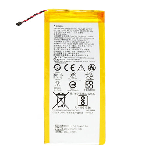 2810mAh Li-Polymer Battery for Motorola Moto G5 Plus