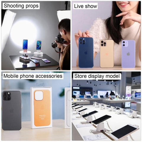 Modèle d'affichage adapté également à l'écran noir non fonctionnel pour iPhone 12 Pro Max, version légère, pour iPhone 12 Pro Max, version noire avec écran clair