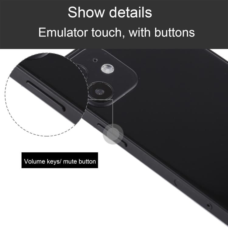 Black Screen Non-Working Fake Dummy Display Model for iPhone 12 mini (5.4 inch), Light Version, For iPhone 12 mini Black Screen Light Version