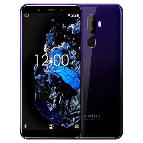 Doppia fotocamera posteriore, identificazione delle impronte digitali, Android 8.1 MTK6750T Octa Core da 5,5 pollici fino a 1,5 GHz, Rete: 4G, doppia SIM, OTG, OTA