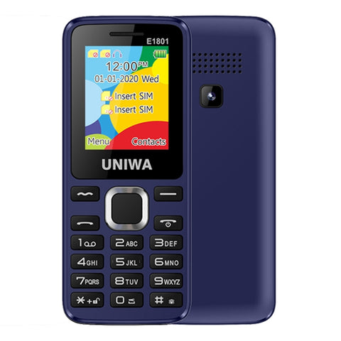 Batterie de 1,77 pouces, 800 mAh, 21 touches, prise en charge Bluetooth, FM, MP3, MP4, GSM, double SIM