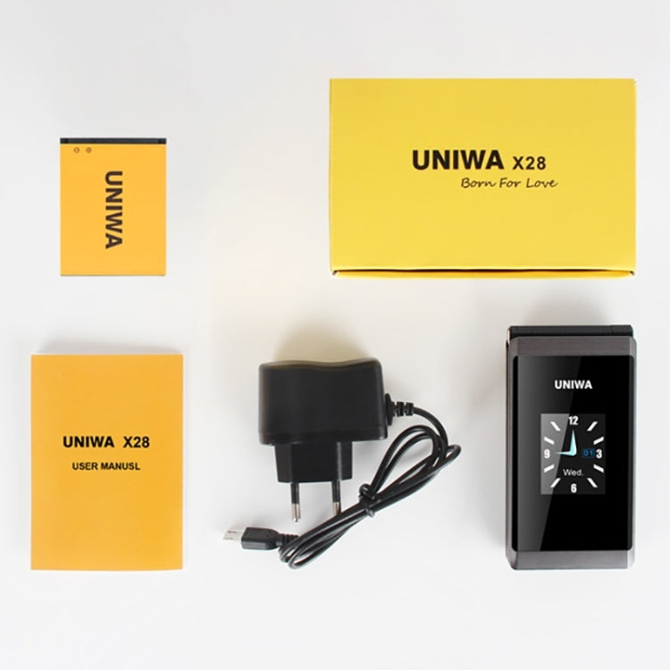 2,8 pollici + 1,77 pollici, MT6261D, supporto Bluetooth, FM, SOS, GSM, doppia SIM - Novalix Store