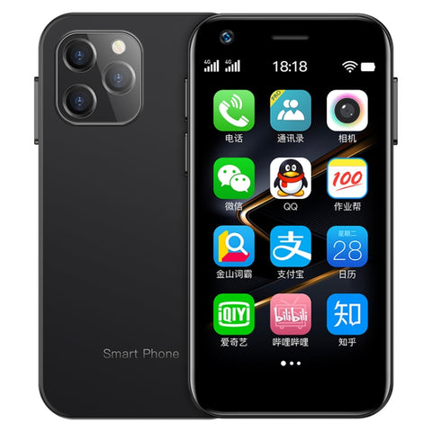 Nous avons une version faciale, Android 9.0 MTK6737M Quad Core de 3,0 pouces jusqu'à 1,1 GHz, Bluetooth, WiFi, FM, Réseau : 4G, Double SIM, 3GB+32GB