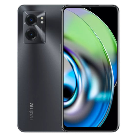 Doppia fotocamera posteriore, identificazione delle impronte digitali laterale, batteria da 5000 mAh, Realme UI 3.0 da 6,58 pollici / Android 12 MediaTek Dimensity 810 Octa Core fino a 2,4 GHz, Rete: 5G, Supporto Google Play, 12GB+256GB