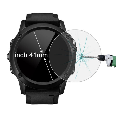 ENKAY Hat-Prince per Smart Watch con quadrante circolare da 41 mm di diametro 0,2 mm 9H Durezza superficiale 2.15D Pellicola per schermo in vetro temperato curvo antideflagrante