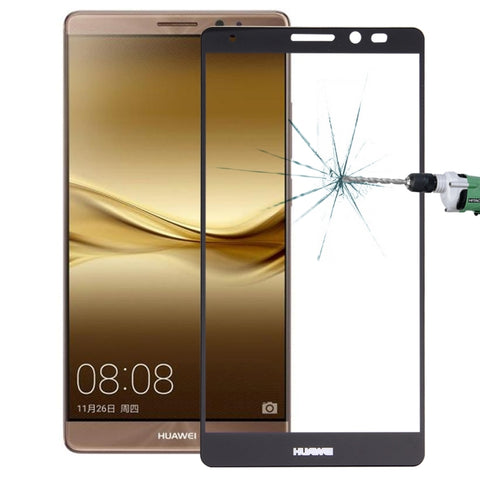 Per Huawei Mate 8 0,26mm 9H Durezza superficiale Pellicola a schermo intero in vetro temperato serigrafato antideflagrante