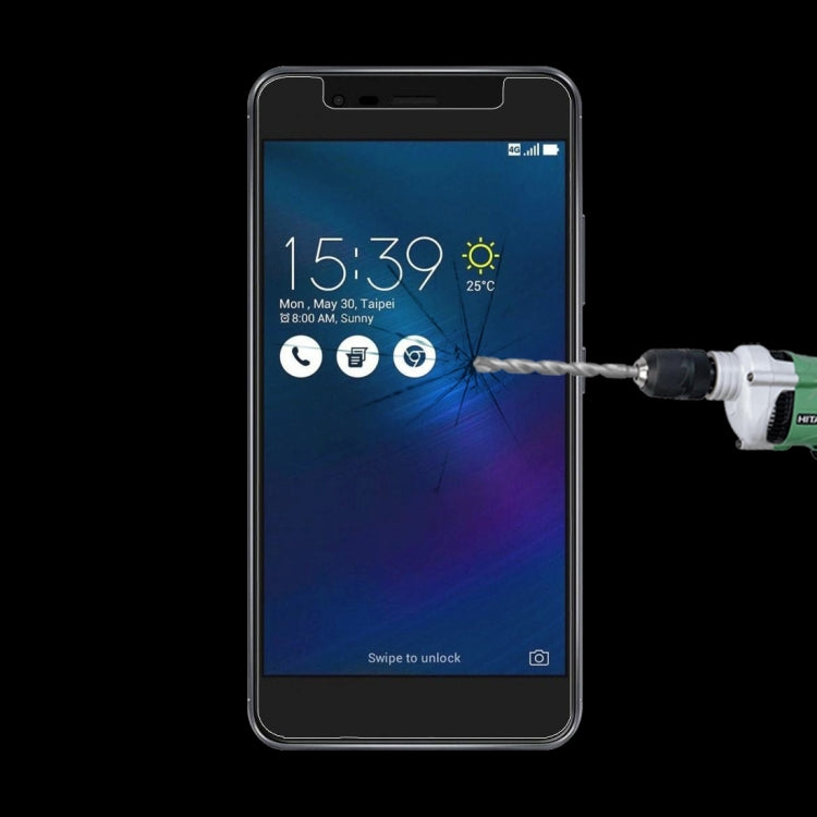 For 5.5 inch Asus ZenFone 3 Max / ZC553TL 0.26mm 9H Surface Hardness Explosion-proof Non-full Screen Tempered Glass Screen Film                         ...