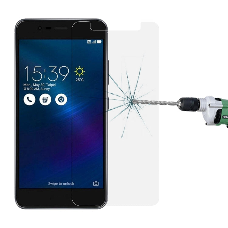 For 5.5 inch Asus ZenFone 3 Max / ZC553TL 0.26mm 9H Surface Hardness Explosion-proof Non-full Screen Tempered Glass Screen Film                         ...