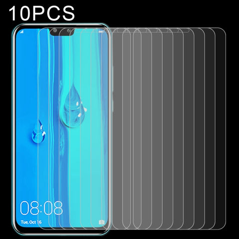 10 PZ Pellicola in vetro temperato antideflagrante 0,26mm 9H 2.5D per Huawei Y9 (2019) / Enjoy 9 Plus, For Huawei Y9 (2019) / Enjoy 9 Plus (10 PCS)