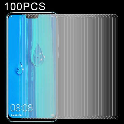 100 PZ Pellicola in vetro temperato antideflagrante 0,26mm 9H 2.5D per Huawei Y9 (2019) / Enjoy 9 Plus, For Huawei Y9 (2019) / Enjoy 9 Plus (100 PCS)
