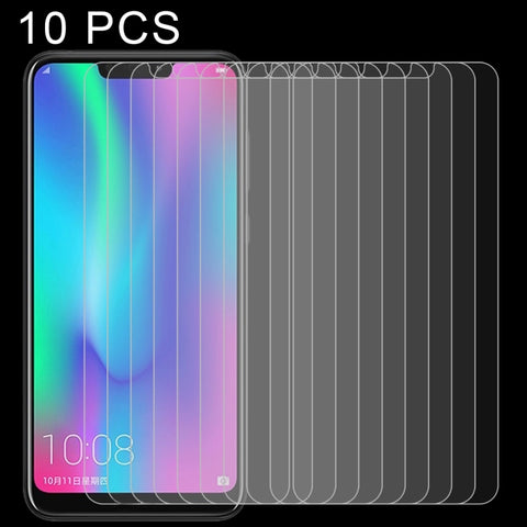 10 PZ Pellicola in vetro temperato antideflagrante 0,26mm 9H 2.5D per Huawei Honor 8C, For Huawei Honor 8C (10 PCS)