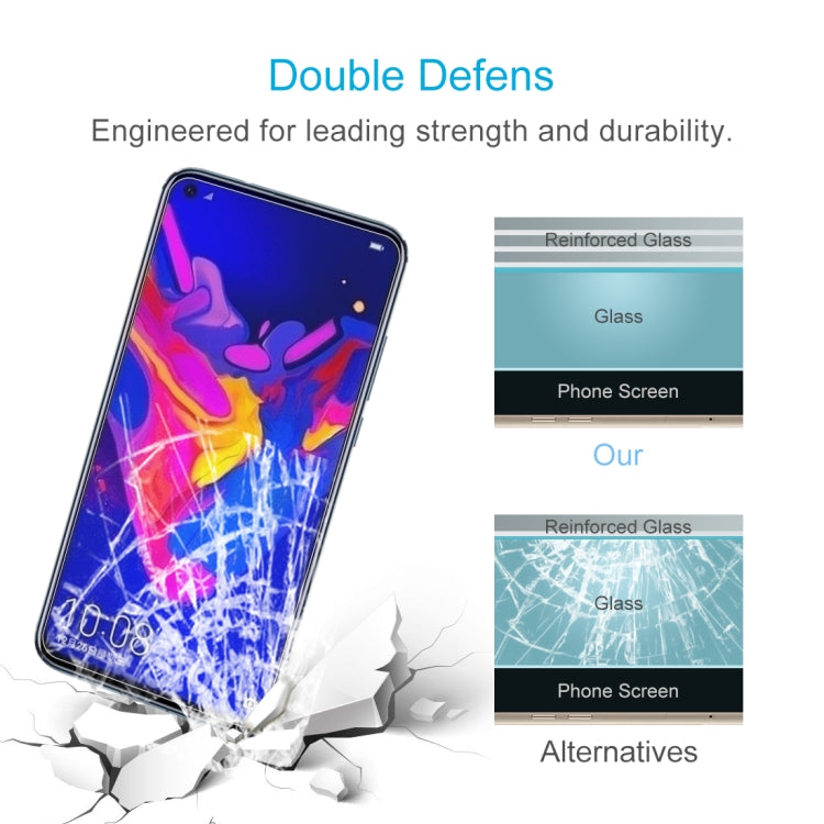 100 PCS 0.26mm 9H Tempered Glass Screen Protector for Honor