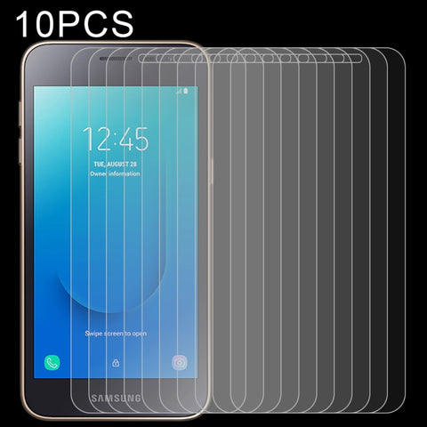 Pellicola in vetro temperato antideflagrante 9H 2.5D da 10 pezzi 0,26 mm per Galaxy J2 Core, For Galaxy J2 Core (10 PCS)