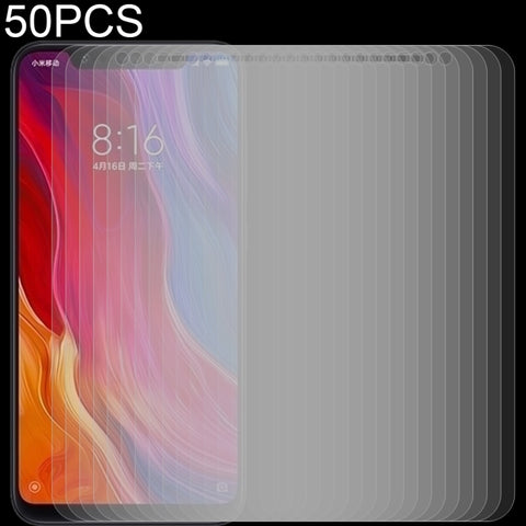 Pellicola en verre trempé de 50 pièces 0,26 mm 9H 2,5D pour Xiaomi Mi 8, pour Mi 8 (50 pièces)
