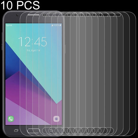 Pellicola in vetro temperato 9H 2.5D da 10 pezzi 0,26mm per Samsung Galaxy J7 V, For Galaxy J7 V(10 PCS)