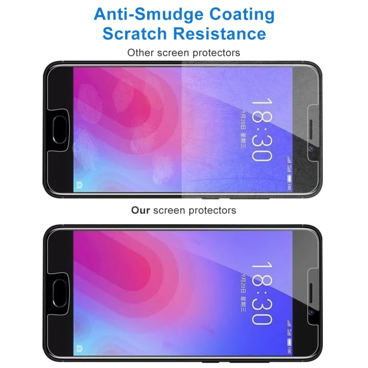 100 PCS 0.26mm 9H 2.5D Tempered Glass Film for Meizu M6, For M6(100 PCS)