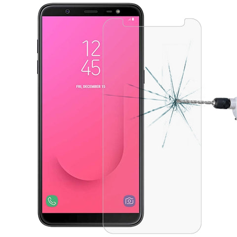 Pellicola in vetro temperato 9H 2.5D per Galaxy J8 (2018), Per Galaxy J8 (2018) 2.5D (1 PZ)