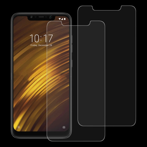 Pellicola in vetro temperato 2 PZ 0,26mm 9H 2.5D per Xiaomi POCO F1, For Xiaomi POCO F1(2 PCS)