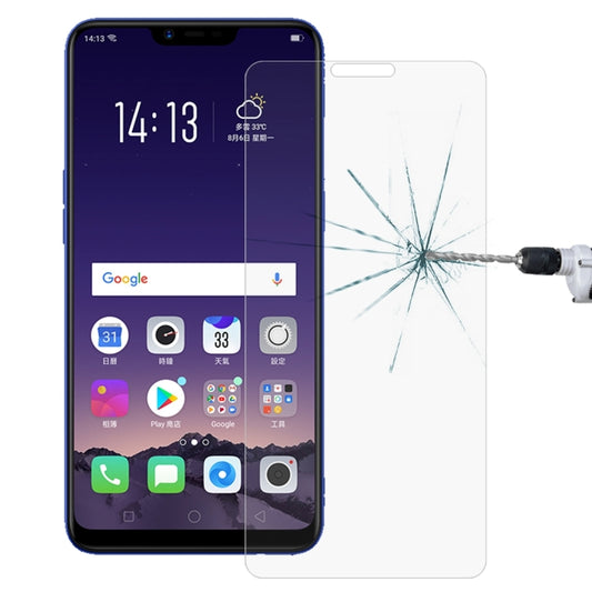 Pellicola in vetro temperato 9H 2.5D da 0,26 mm per OPPO AX5, For OPPO AX5 (1 PCS)