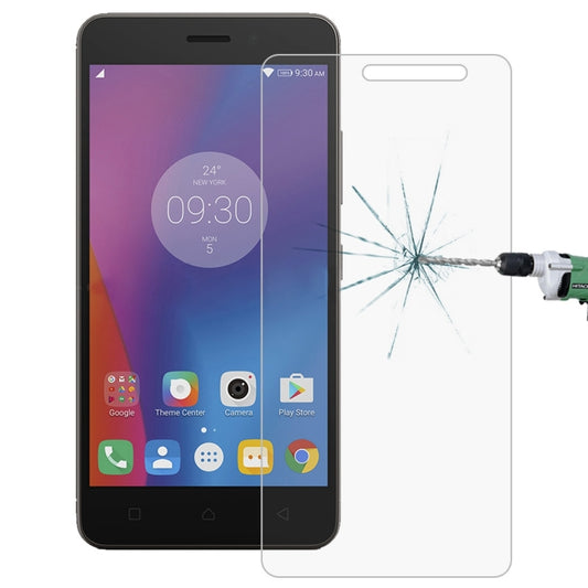 Per Lenovo K6 e A Plus 0,26 mm 9H Durezza superficiale 2,5D Pellicola per schermo in vetro temperato antideflagrante