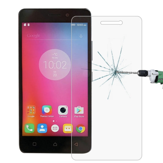 Per Lenovo K6 Note 0,26mm 9H Durezza superficiale 2,5D Pellicola per schermo in vetro temperato antideflagrante