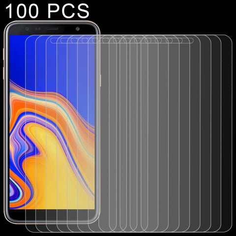 100 PZ 0,26mm 9H Durezza superficiale 2,5D Pellicola in vetro temperato con bordo curvo per Galaxy J4+ / J6+, Galaxy J4+ / J6+