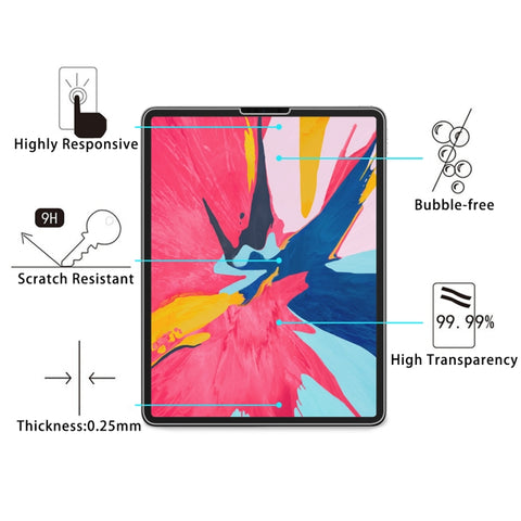 Pellicola in Vetro Temperato 9H per iPad Pro 11 (2018-2022) e iPad Air 4/5 10.9 – Protezione Ultra Resistente 0,26 mm