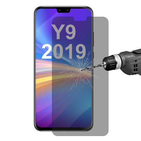 ENKAY Hat-prince 0.26mm 9H 2.5D Pellicola in vetro temperato antiriflesso con bordo curvo per Huawei Y9 (2019) / Enjoy 9 Plus, For Y9 (2019) / Enjoy 9 Plus